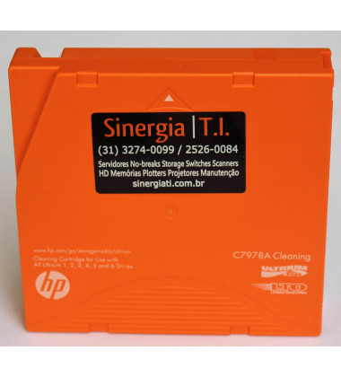 C7978A Fita HP de Limpeza Universal LTO Cleaning Tape Cartridge em estoque