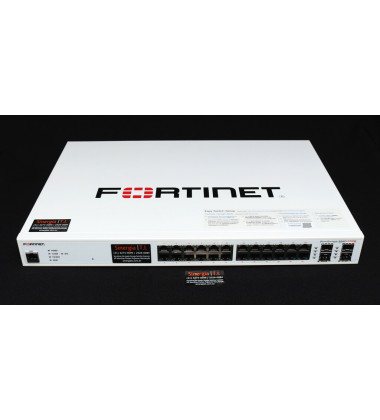 FS-424D-FPOE Switch Fortinet FortiSwitch 424D 24 Portas 10/100/1000 + 2 portas 10 GE SFP+ Gerenciável Camada 2 e 3 POE 370W em estoque