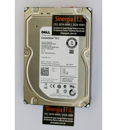 0JMN63 HD Dell 3TB SATA 6 Gbps 7.2K RPM LFF 3,5
