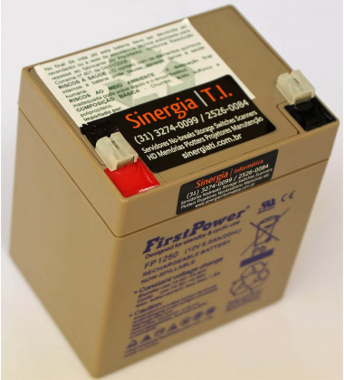 bateria 12V5AH foto superior transversal direita