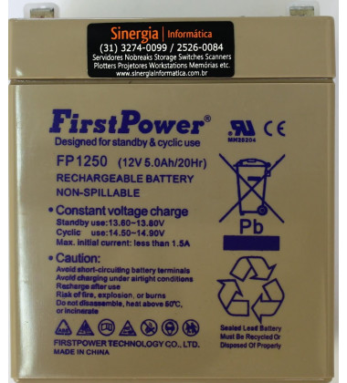 bateria 12V5AH foto frente