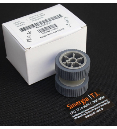 Pick Roller Fujitsu Original Model: FI-C624PR para Scanners fi-6130 fi-6130Z fi-6230 fi-6230Z fi-6140 fi-6140Z fi-6240 fi-6240Z SP25 SP30 SP30F foto com a embalagem