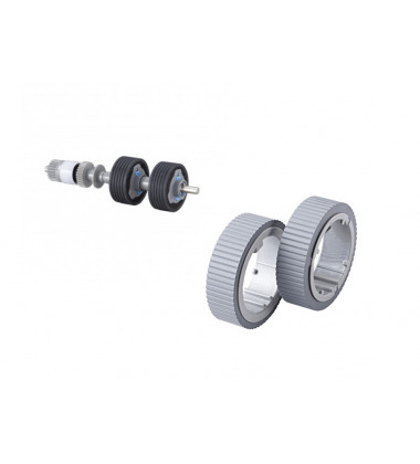 PA03670-0002 + PA03810-0001 | Kit Pick Roller + Brake Roller Genuínos do Scanner Fujitsu fi-8170 fi-8270 fi-8150 fi-8250 fi-8190 fi-8290