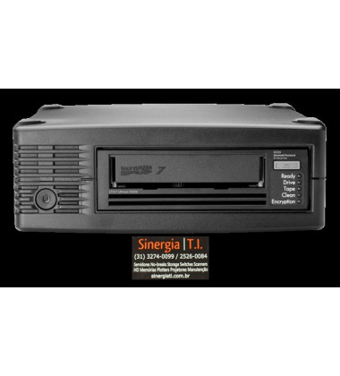 P84140-B25 Unidade de Fitas HPE Storage LTO-7 Ultrium 15TB 5x Cartuchos de Dados Pronta Entrega