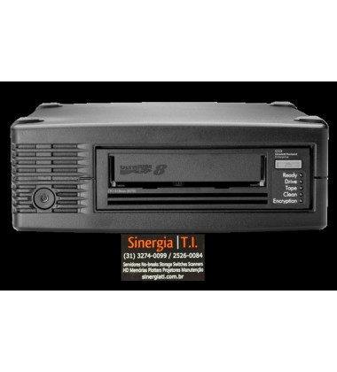 P84141-B25 Unidade de Fitas HPE Storage LTO-8 Ultrium 30TB 5x Cartuchos de Dados Pronta Entrega