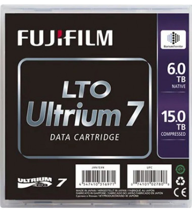 Fita de dados Fujifilm Ultrium LTO-7 6TB/15TB em estoque pronta entrega