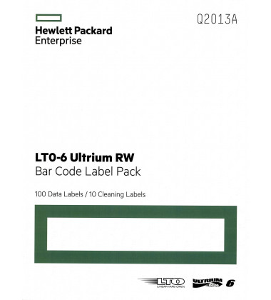 Q2013A Kit de Etiquetas de Código de Barras HP para Fitas LTO-6 Ultrium price