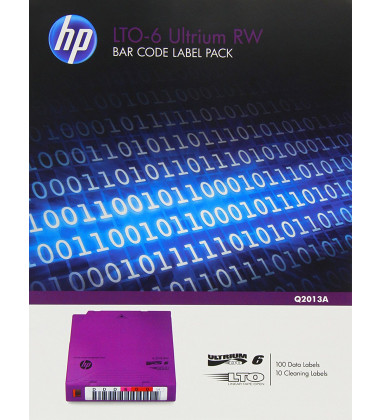 Q2013A Kit de Etiquetas de Código de Barras HP para Fitas LTO-6 Ultrium pronta entrega