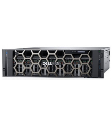 Servidor Dell R940 PowerEdge EMC Xeon foto frontal com bezel