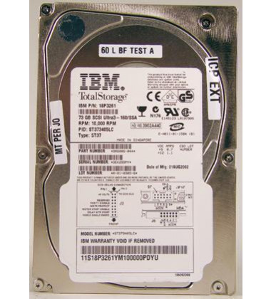 18P3261 HDD 73GB IBM SCSI 10K