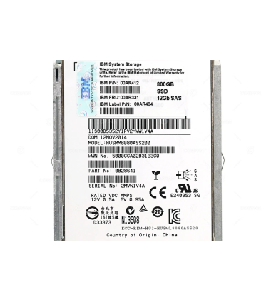 00AR331 SSD IBM 800GB SAS SFF 2.5