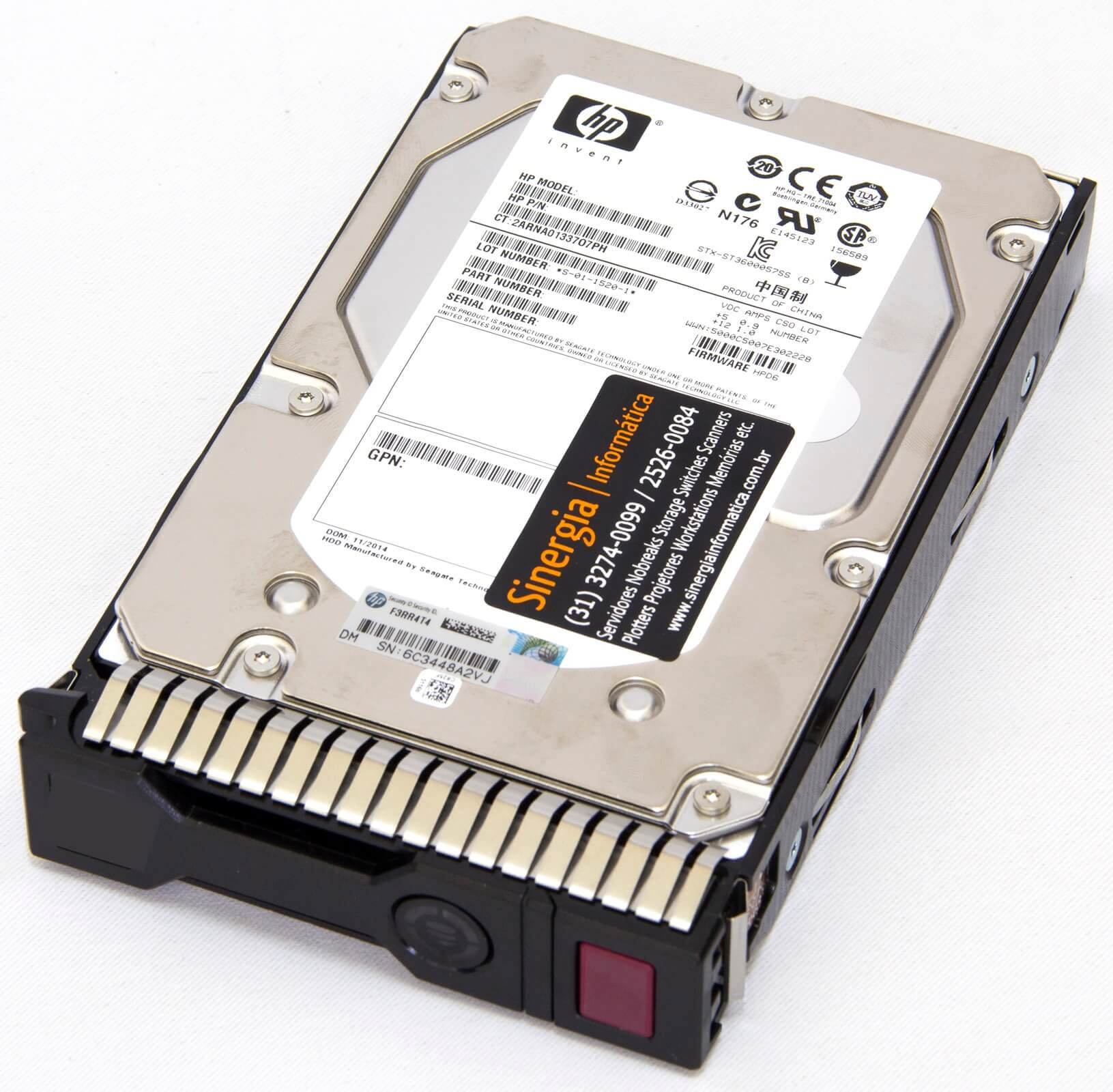 872491B21 HPE 4TB SATA 6G Midline 7.2K LFF 3.5" SC 1yr Wty Digitally