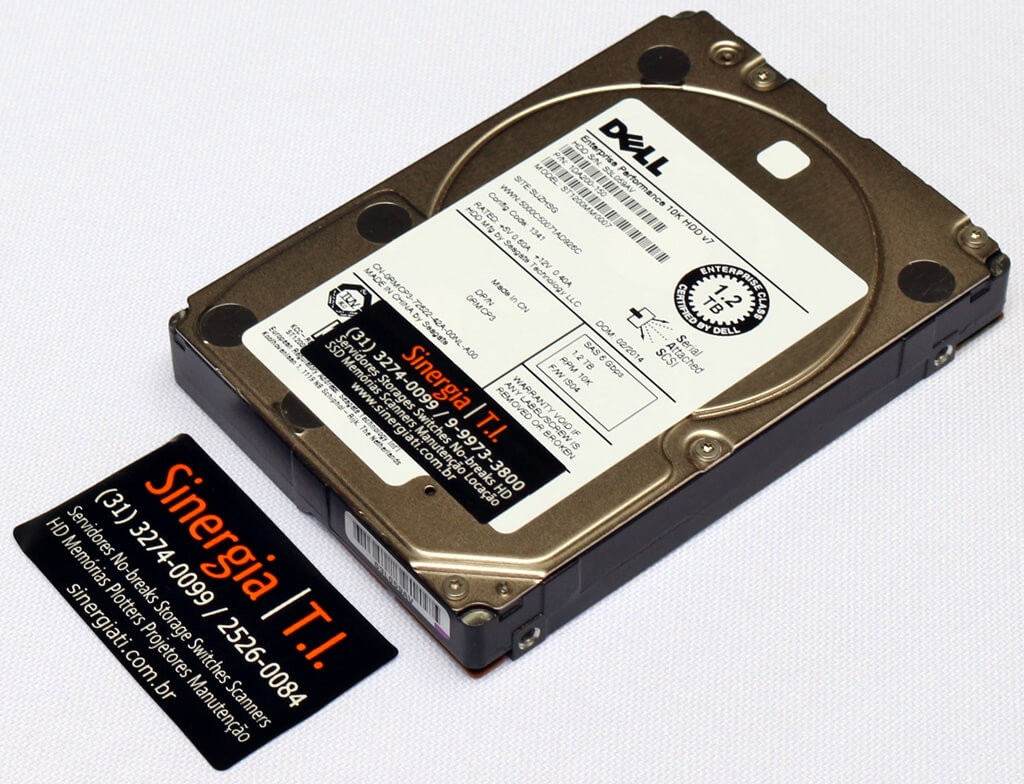 ST1200MM0007 | HD Dell 1.2TB SAS 6 Gbps 10K RPM SFF 2,5" para Servidor ...