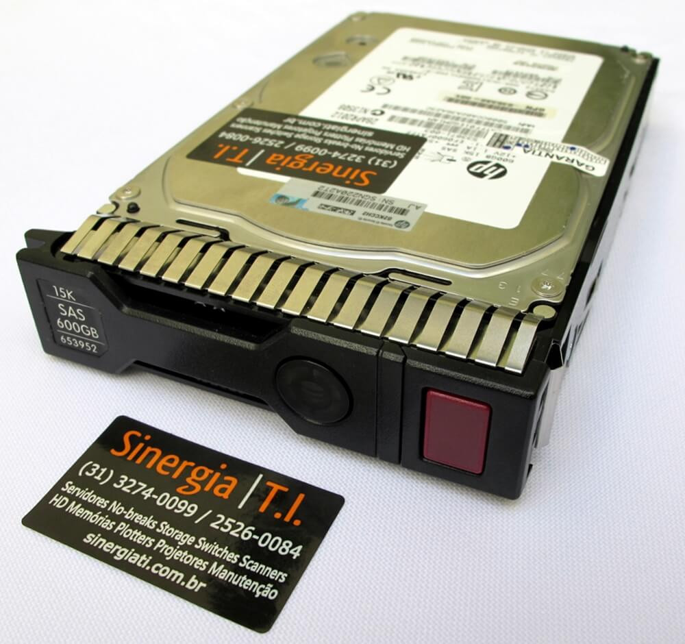 652620-B21 | HD HPE 600GB SAS Enterprise 15K LFF 3.5"