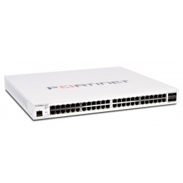 FS-448D-POE Switch Fortinet FortiSwitch 448D 48 Portas 10/100/1000 + 4 portas 10 GE SFP+ Gerenciável Camada 2 e 3 POE 370W pronta entrega FS-448D-POE Switch Fortinet FortiSwitch 448D 48 Portas 10/100/1000 + 4 portas 10 GE SFP+ Gerenciável Camada 2 e 3 POE 370W pronta entrega