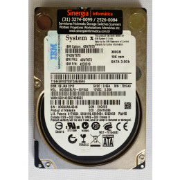 43W7670 HD IBM 300GB SATA 3 Gbps 10K RPM SFF 2,5 43W7670 HD IBM 300GB SATA 3 Gbps 10K RPM SFF 2,5