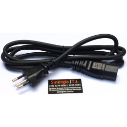 Cabo de Força Dell C15 para NBR 14136 250V 10A 2.8M para Servidor e PC padrão Brasileiro DP/N: 085JK2 e 0UW269 PN: 470-ABDDPronta entrega Cabo de Força Dell C15 para NBR 14136 250V 10A 2.8M para Servidor e PC padrão Brasileiro DP/N: 085JK2 e 0UW269 PN: 470-ABDDPronta entrega