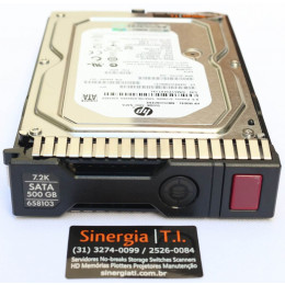 658103  HD HP 500GB SATA 6Gb/s Enterprise 7.2K LFF (3.5in) Hot-Plug pronta entrega