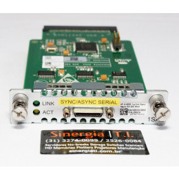RT-SIC-1SAE-H3 Módulo para Router HPE A-MSR 1-P EMH Sync/Async SRL SIC MOD Pronta entrega RT-SIC-1SAE-H3 Módulo para Router HPE A-MSR 1-P EMH Sync/Async SRL SIC MOD Pronta entrega