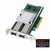 540-BBDW Adaptador de Internet X520-DA2 10GbE Dual Port SFP+ PCIe para Servidor Dell PowerEdge Pronta Entrega