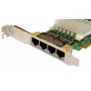 NC364T Placa de rede HP Quad Port Gigabit PCI Express Quatro Portas lateral
