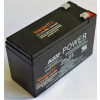 bateria 12V9AH foto transversal direita