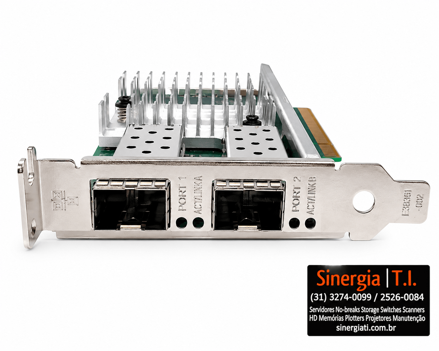 540-BBDW Adaptador X520-DA2 10GbE SFP+ PCIe Pronta Entrega Envio Imediato 540-BBDW Adaptador X520-DA2 10GbE SFP+ PCIe Pronta Entrega Envio Imediato