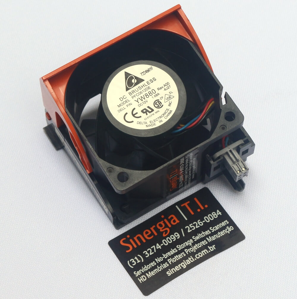 YW880 Cooler Fan Delta 12V DC 2.10A 4 pinos Pronta Entrega Envio Imediato
