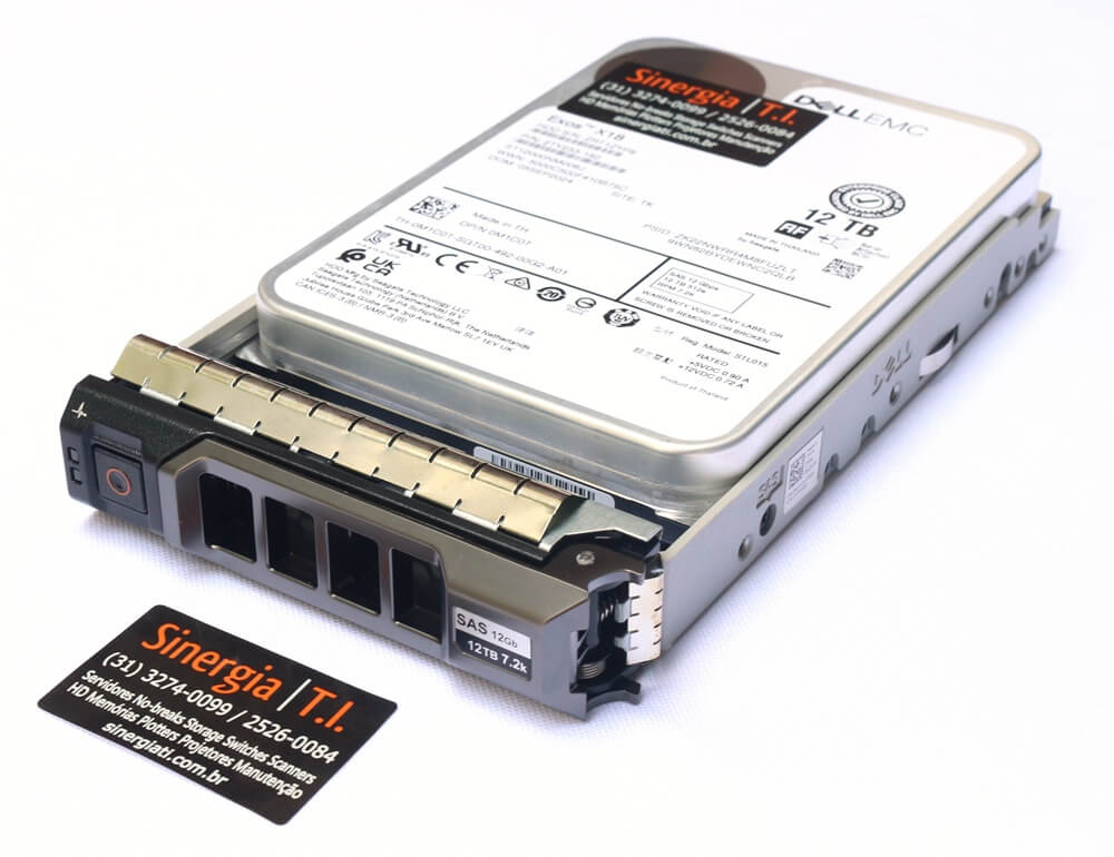 2TY233-150 HD Exos X18 12TB SAS 12Gbps 7.2K 3,5" LFF 512e Genuíno Pronta Entrega Envio Imediato 2TY233-150 HD Exos X18 12TB SAS 12Gbps 7.2K 3,5" LFF 512e Genuíno Pronta Entrega Envio Imediato