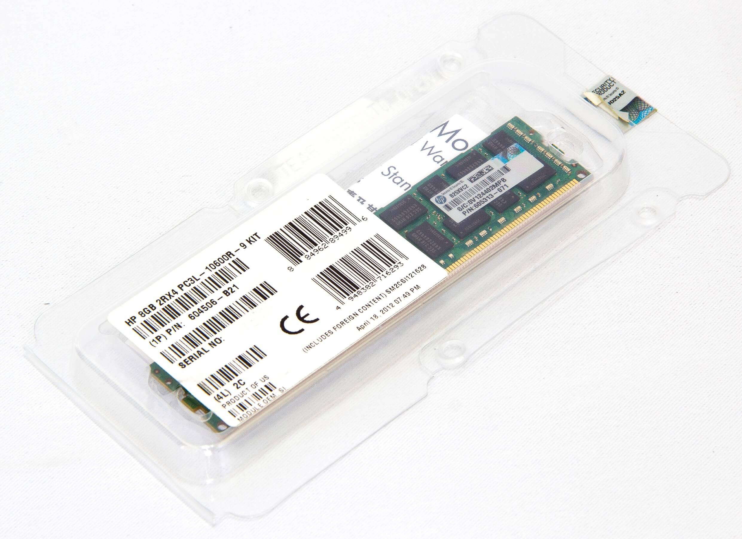 Memória RAM HPE 8GB para Servidor ML350p Gen8 DDR3 1333MHz ECC RDIMM Registrada pronta entrega