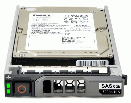 HD Dell 600 GB SAS 6Gbps 10K RPM para Servidor R910 SFF 2.5” pronta entrega