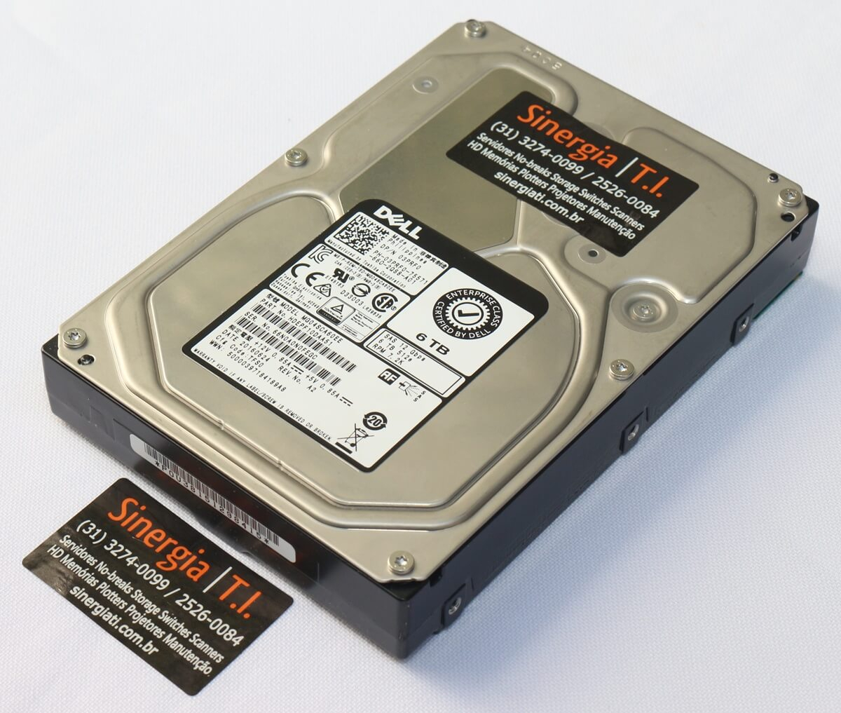 03PRF0 HD 6TB 12Gbps 7.2K RPM 3.5" SAS Pronta Entrega Envio Imediato