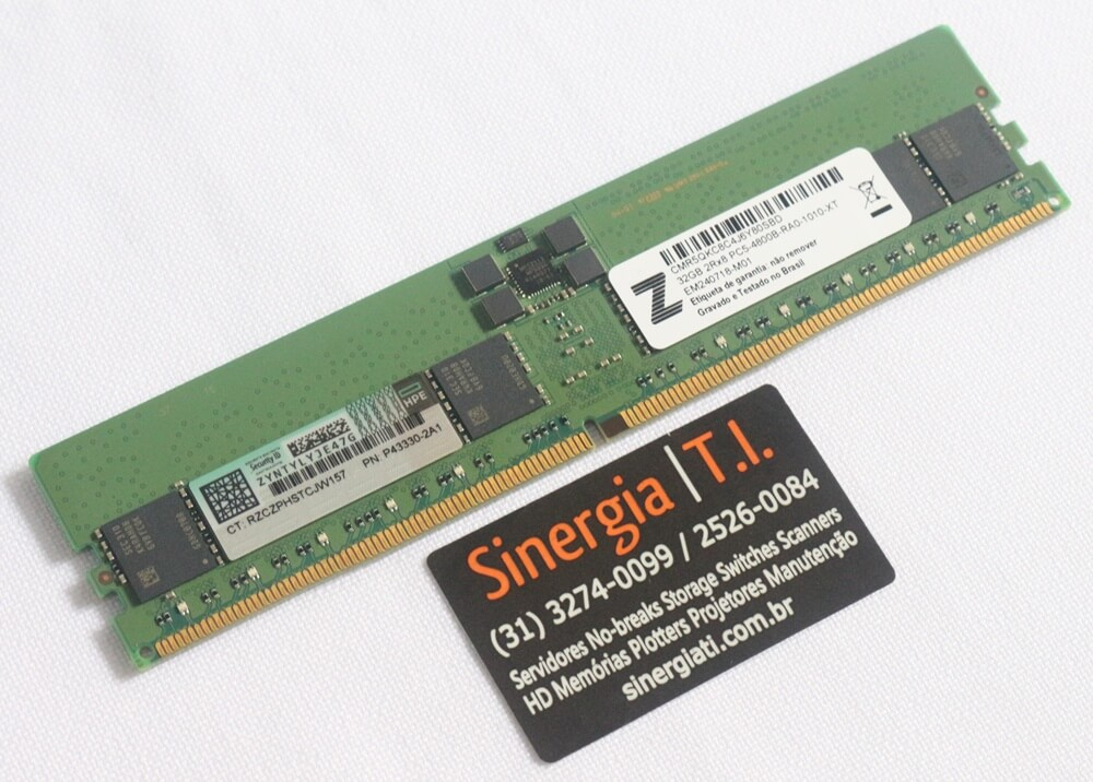 P43330-2A1 Mem&oacute;ria RAM 32GB DDR5 RDIMM Pronta Entrega Envio Imediato