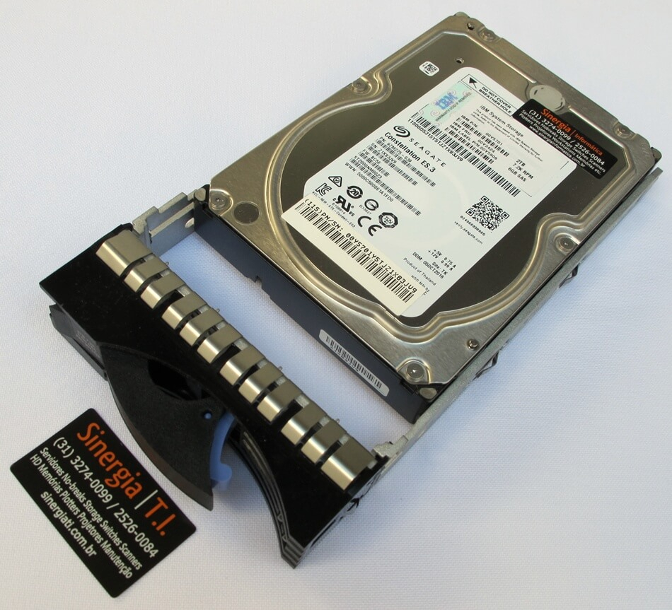 00Y2424 HD 2TB SAS 6Gbs 7.2K RPM 3.5" Pronta Entrega Envio Imediato