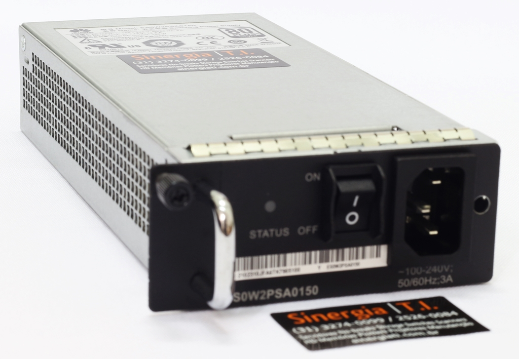 ES0W2PSA0150 Huawei Power Module (Black) 150W AC para Switch da série S5700-28P-LI, S5710-EI, S5720 pronta entrega