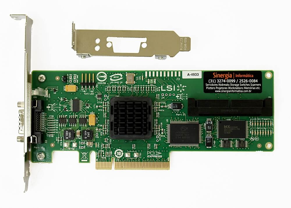 416096-B21 HP Controladora SAS (PCI-E) Single Channel HBA inteiro