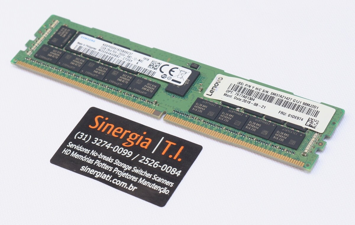01DE974 Mem&oacute;ria Lenovo 32GB ECC 288pin 2Rx4 Em Estoque Pre&ccedil;o