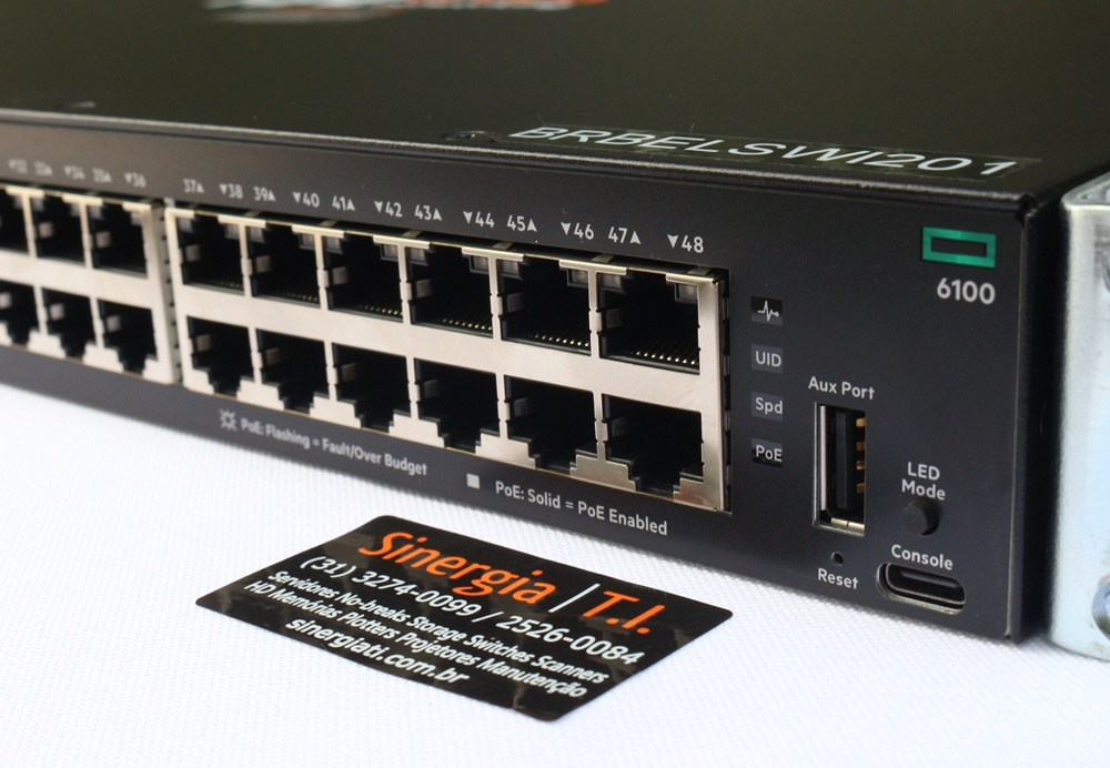 JL675A Switch Aruba Networking CX 6100 Pronta Entrega Envio Imediato