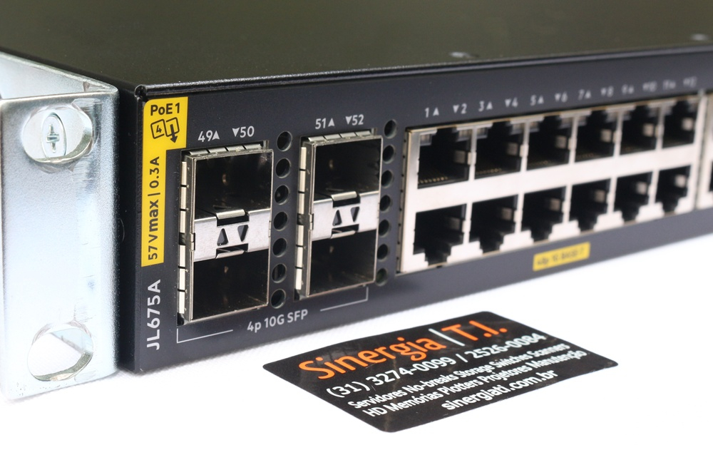 JL675A Switch Aruba Networking 48 Portas 4SFP+ Em Estoque Pre&ccedil;o