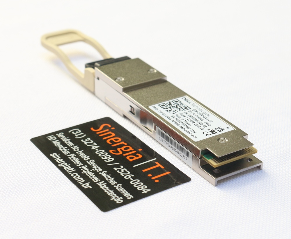 014NV5 Transceptor &Oacute;ptico 100GbE QSFP28 SR4 MPO MMF Pronta Entrega Envio Imediato