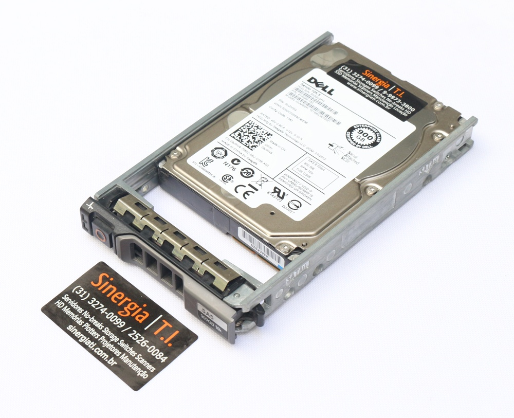 08JRN4 HD Dell 900GB SAS 6Gbps 10K RPM SFF 2,5" Pronta Entrega Envio Imediato