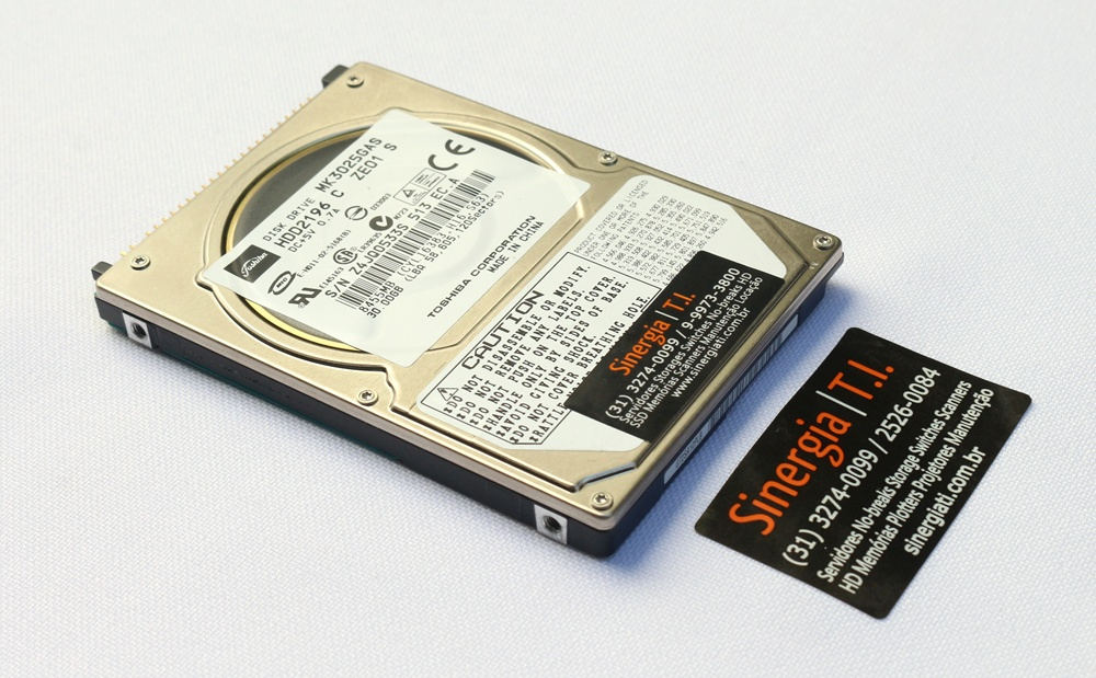MK3025GAS HD Toshiba 30GB Ultra-ATA/100 2.5" Pronta Entrega Envio Imediato