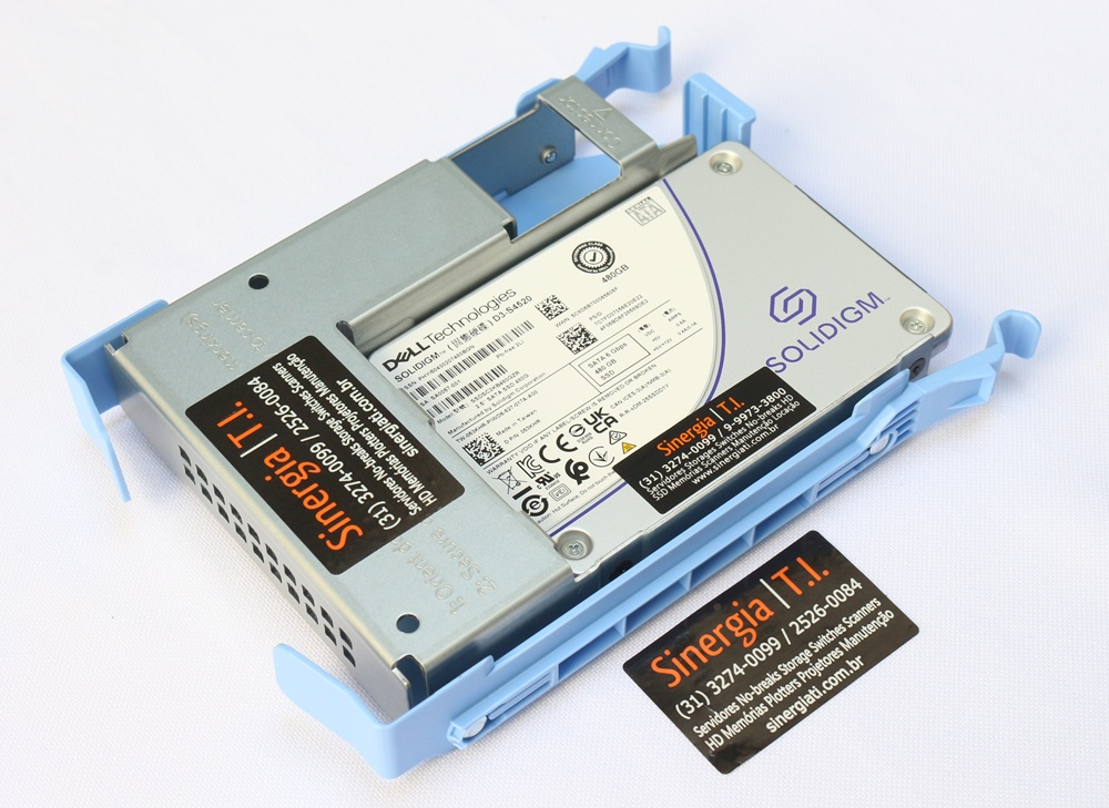 345-BJSM SSD 480GB SATA RI 6Gbps 512e 2.5" Pronta Entrega Envio Imediato