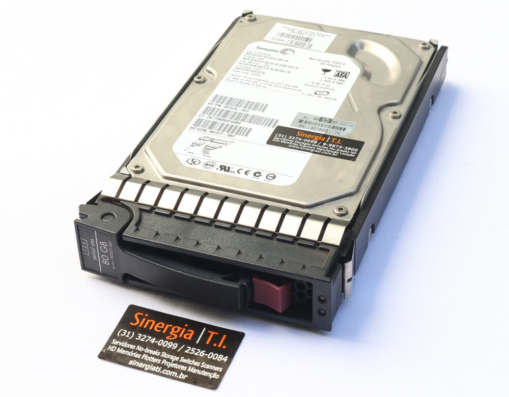 407525-001 HD Seagate Barracuda 7200.9 80GB 7.2K RPM 3Gbps SATA Pronta Entrega Envio Imediato