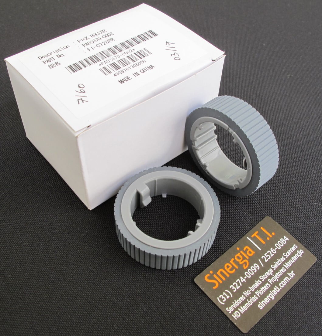 Pick Roller Original Fujtisu - Part Number: PA03670-0002 foto com a caixa