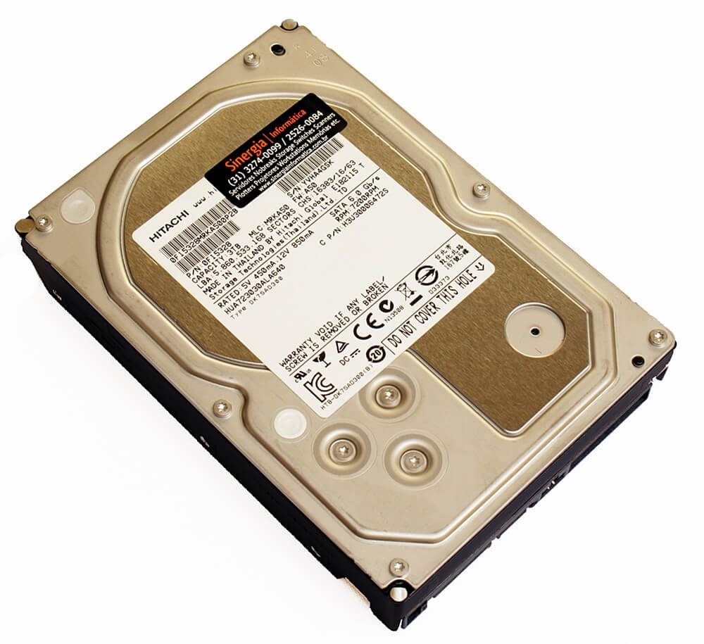 H3U30006472S HD Hitachi 3TB 6G Enterprise 7.2K LFF (3.5in) SATA pronta entrega