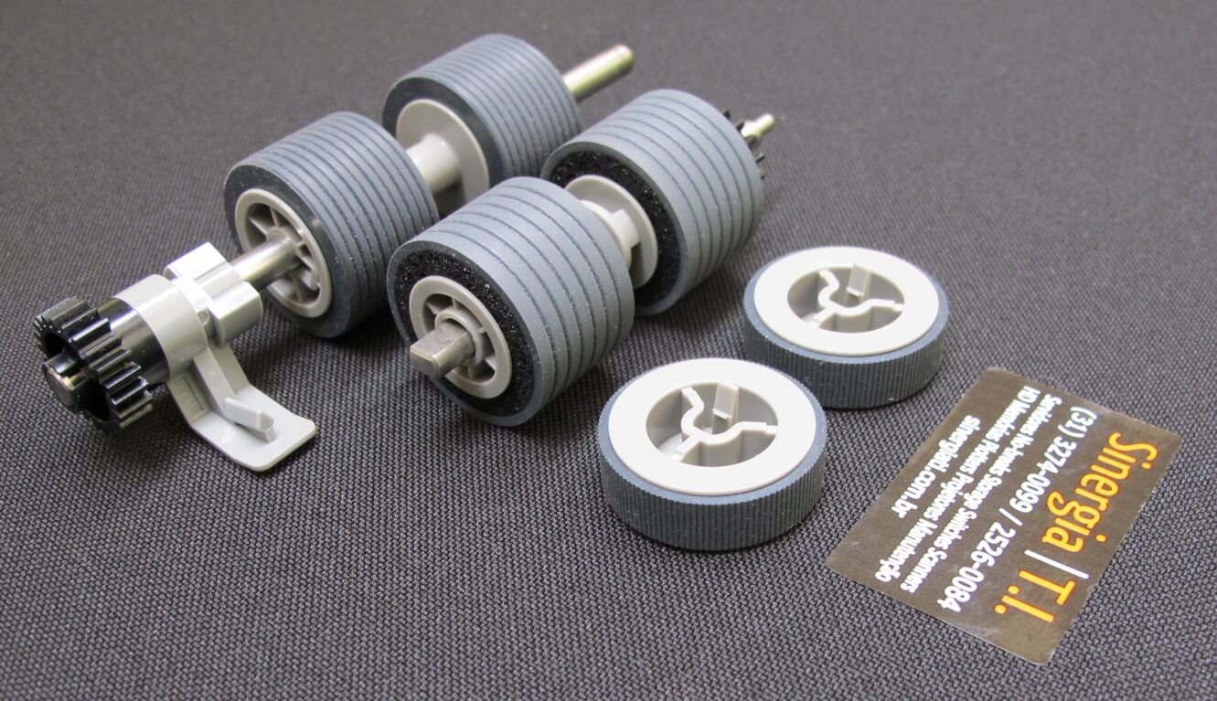 Brake Roller Fujitsu Original PA03575-K013 para Scanners fi-6800 foto do kit completo