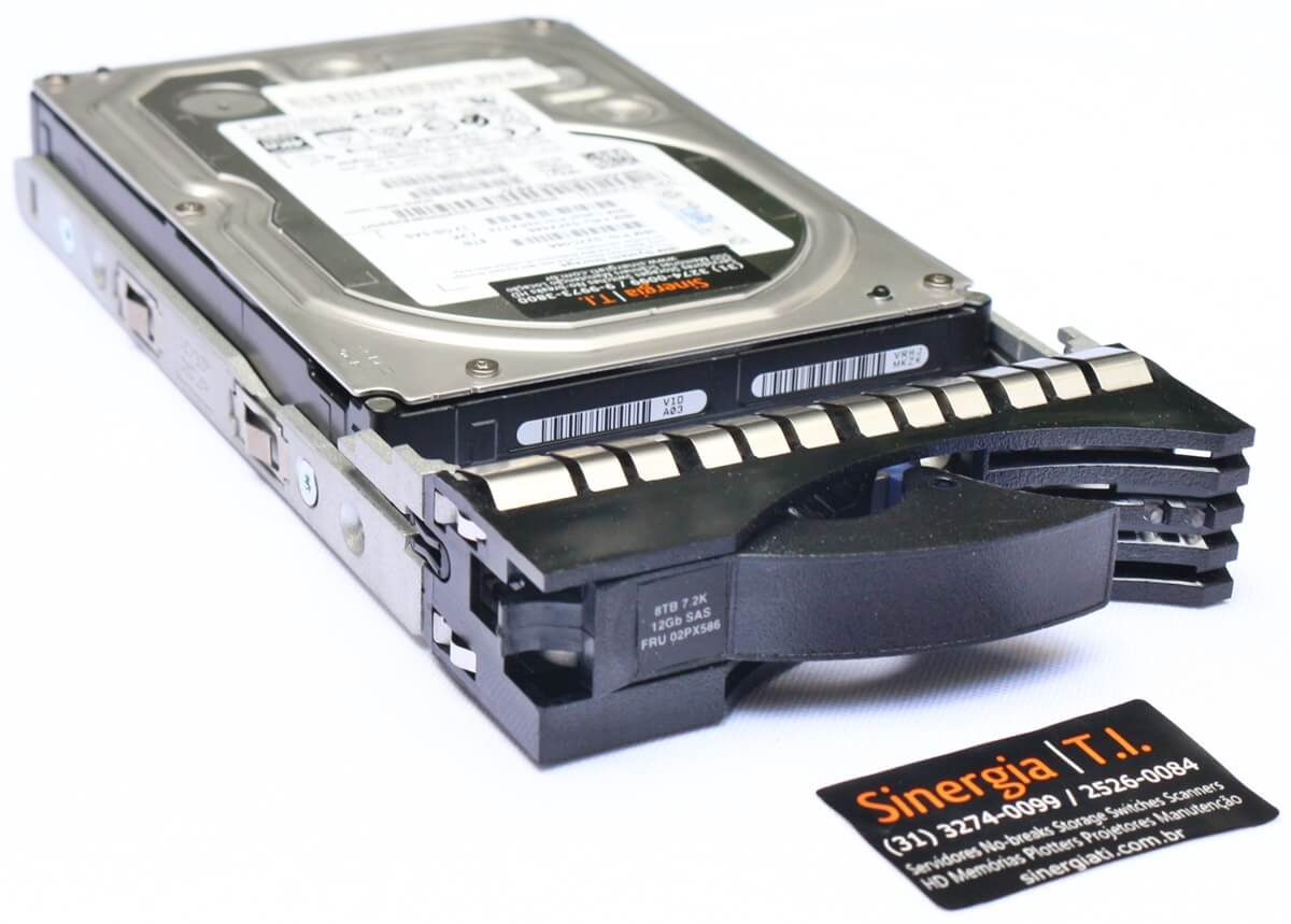 US7SSN8T0 HD IBM 8TB SAS 12 Gbps 7.2K RPM LFF 3,5" DP 512e para STORAGE V5010E Storwize V5030E pronta entrega em estoque