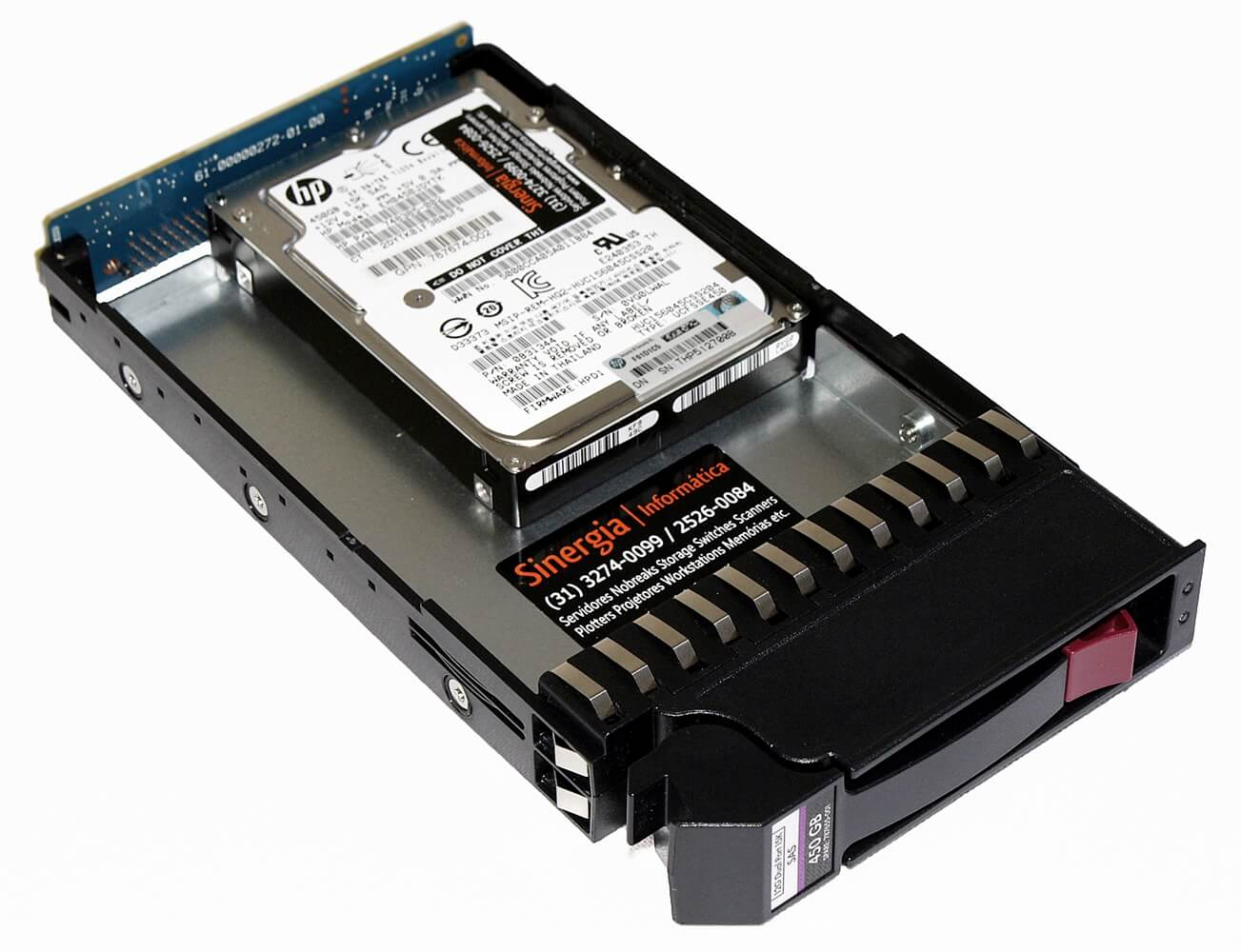 787655-001 HD HPE 450GB SAS 12 Gbps 15K RPM LFF 3,5" Dual Port Enterprise Hot-Plug Storage P2000 G3 e MSA pronta entrega