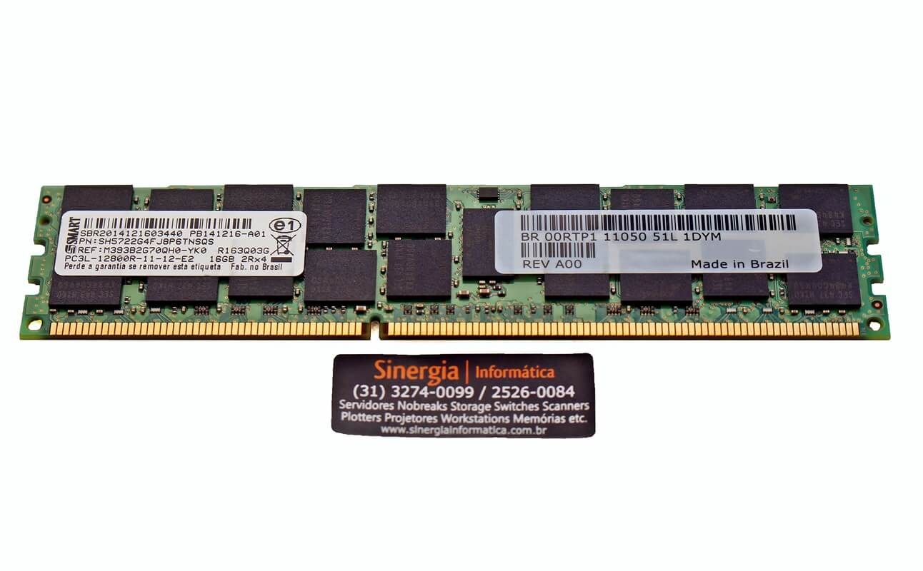 A6994465 Memória RAM Dell 16GB Dual Rank x4 PC3-12800 DDR3-1600MHz ECC Registrada para Servidor Peça da Dell